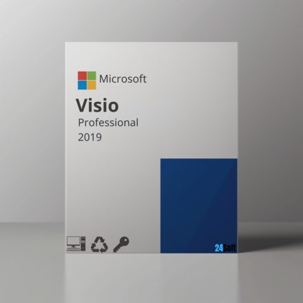 Microsoft Visio Professional 2019 D87-07425 CHEIE digitală