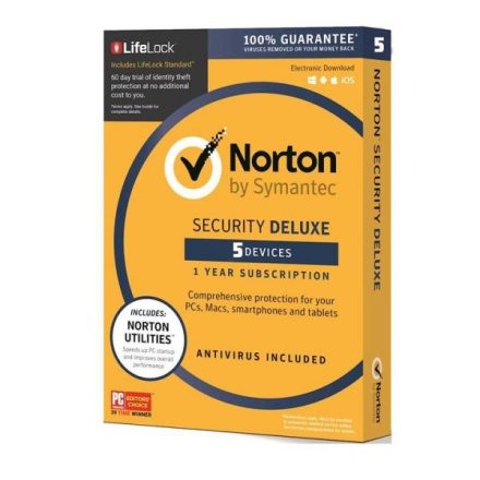 Norton Security Deluxe 5 dispozitive 1 an cheie de produs digitală EURO