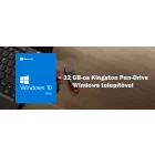  Cheie Microsoft Windows + unitate USB de pornire Kingston de 32 Gb
