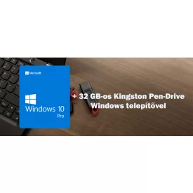    Cheie Microsoft Windows + unitate USB de pornire Kingston de 32 Gb