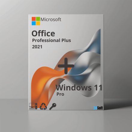 Windows 11 Pro + Office 2021 Professional Plus (deplasabil)