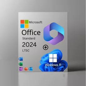   Windows 11 Pro Retail + Office 2024 Standard Szoftver24.hu Csomagajánlat
