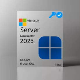   Microsoft Windows Server 2022 Datacenter - cheie de licență cu 16 nuclee Reamenajate